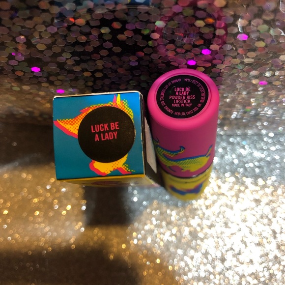 BNIB! Limited Edition MAC Powder Kiss Lipstick in LUCK BE A LADY 🍀🐲 - Picture 7 of 7